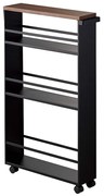 Mobile da bagno nero in metallo 47,5x81 cm Tower - YAMAZAKI