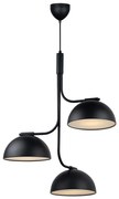 DFTP by Nordlux - Lampadario a sospensione con filo TULLIO 3xE14/25W/230V nero