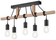 Lampadario a plafone LEONIDAS 5xE27/60W/230V