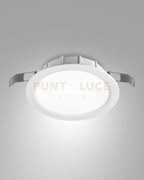 Vieste faretto incasso 15w 3000k 1560lm bianco dimmerabile 0-10v/push