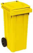 Bidone in polietilene alta densità STEFANPLAST carrellato 120 LT 2 ruote