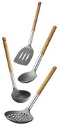 Lamart - Set utensili da cucina 4 pz acacia