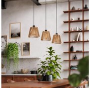 Eglo 44073 - Lampadario a sospensione con filo LAVISTER 3xE27/60W/230V marrone