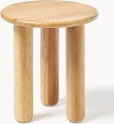 Tavolino rotondo in legno di quercia Didi