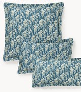 Federa in raso di cotone con stampa floreale Leticia