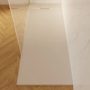 Piatto doccia SENSEA in composito minerale di resina gelificata beige L 80 x L 180 x H 3.2 cm
