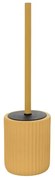 Scopino wc giallo in ceramica soft touch con setole nere Spring
