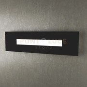 Wally applique-plafoniera 60 cm. 1 luce nero 1138-60-ne