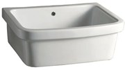 Lavatoio per bucato in ceramica bianco GAROFALO Basin Ceramic L 60 x P 45 x Sp 60 cm da interno