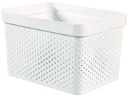 Cestino bianco Dots, 17 L Infinity - Curver