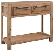 Tavolo consolle 82x33x73 cm in legno massello di acacia