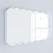 Specchio Kende rettangolare in alluminio bianco 120 x 75 cm