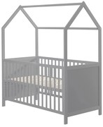 Lettino grigio 70x140 cm - Roba