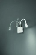 Applique orientabile a led fall bianco ap.fall-bianco