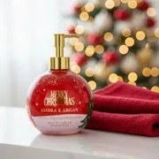 Dispenser sapone liquido natalizio ambra e argan