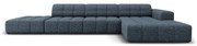 Divano angolare blu (angolo destro) Chicago - Cosmopolitan Design