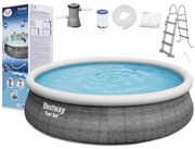 Bestway - Piscina Tonda Fast Set con Depuratore 457x107 12362 l 57372