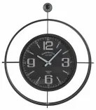 Orologio da Parete DKD Home Decor Nero Cristallo Ferro 64 x 9 x 73 cm