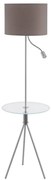 Eglo 97771 - Lampada da terra POLICARA 1xE27/60W/230V+LED/3,5W