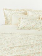 Copripiumino in raso di cotone con stampa floreale Leticia