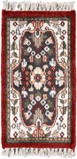 Agra Tappeto orientale 30 x 60 Rosso (Indian) Annodato A Mano