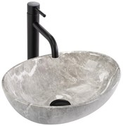 Lavabo da appoggio Rea Sofia Mini Grigio