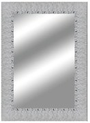 Specchio VELA rettangolare in legno argento 119 x 89 cm