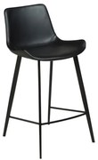 Sgabello da bar in similpelle nera Hype - DAN-FORM Denmark