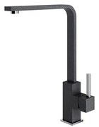 ALVEUS 1136742 - Rubinetto per lavello AFRA 32,3 cm granito/nero