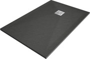 Mexen Stone+ piatto doccia rettangolare in composito 120 x 100 cm, antracite - 44711012