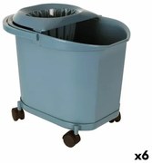 Secchio per Pavimenti 16 L Azzurro (6 Unità)