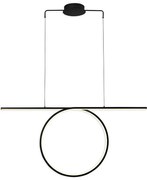 Lampadario LED sospeso su cavo ODETTA LED/42W/230V 4000K nero