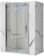 Porta doccia Rea Molier Chrome + profilo 90