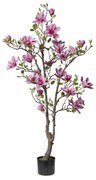 Pianta artificiale senza vaso in pvc colore rosa H 150