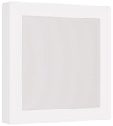 Plafoniera LED Slim Quadrata 20W 2.000lm no Flickering 225x225mm - OSRAM LED Colore Bianco Caldo 3.000K