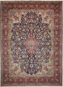 Kerman Tappeto persiano 300x400 Blu (Iran) Annodato A Mano