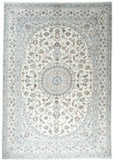Nain Tappeto persiano 350 x 490 Beige (Iran) Annodato A Mano