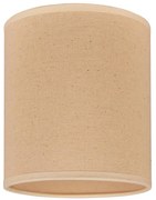 Duolla - Paralume ROLLER E27 diametro 13 cm beige