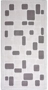 Tappeto in cotone beige, 60 x 90 cm Mozaik - Vitaus