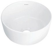 Deante CDJ_6U2S - Lavabo da appoggio JASMIN ø 28 cm ceramica/bianco