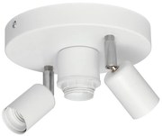 Faretto CENTRO 3xE27/15W/230V bianco