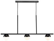 Nordlux - Lampadario a sospensione con filo CONTINA 3xG9/5W/230V nero