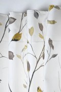 Tenda Liseron Naturel multicolore, fettuccia e passanti nascosti 135x280 cm