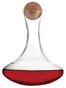 Decanter per Vino Home ESPRIT Legno Cristallo 1,5 L