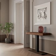 Tavolo consolle allungabile CAPITAL ART legno massello abete