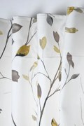 Tenda Liseron Naturel multicolore, fettuccia e passanti nascosti 135x280 cm