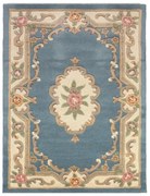 Tappeto in lana blu 75x150 cm Aubusson - Flair Rugs