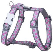 Imbracatura per Cani Red Dingo On Cool 25-39 cm Rosa Grigio