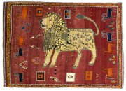 Gabbeh Tappeto persiano 160x220 Rosso (Iran) Annodato A Mano