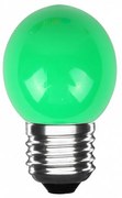 Lampadina Led E27 G45 a sfera 3W Verde LedLedITALIA